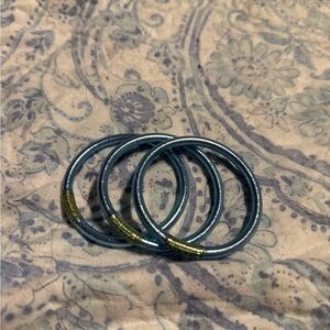 AZURE ALL WEATHER BANGLES® (SET OF 3) - SERENITY PRAYER